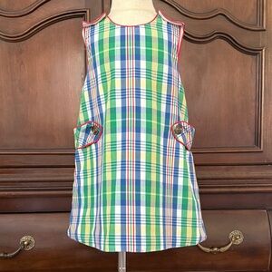 Girls THE BEAUFORT BONNET COMPANY Plaid Dress ***read size***